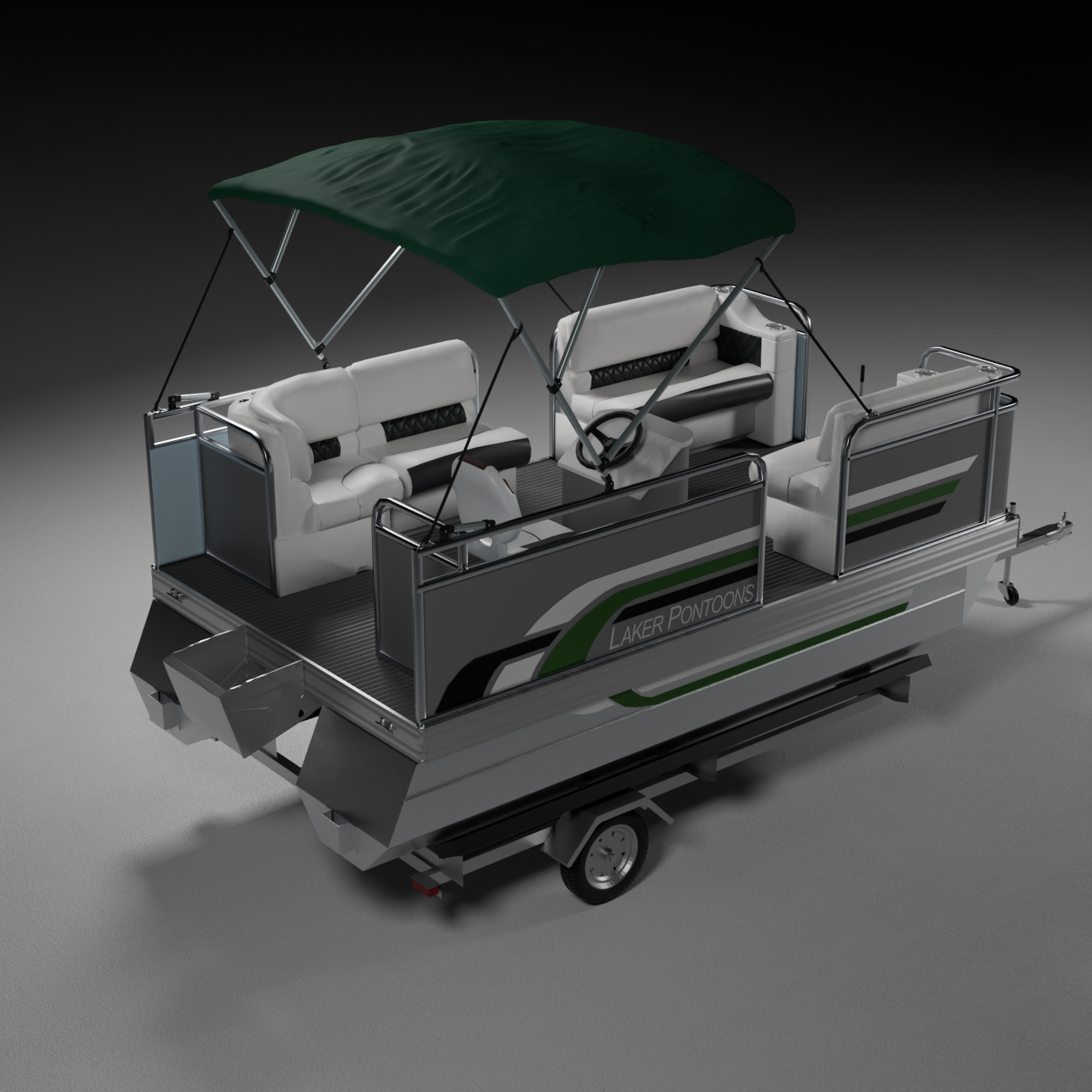 Laker 712 Side Console Lounger Package