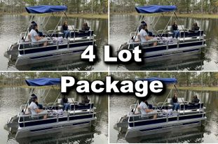 Laker Pontoon Pedal Boat 4 Pack