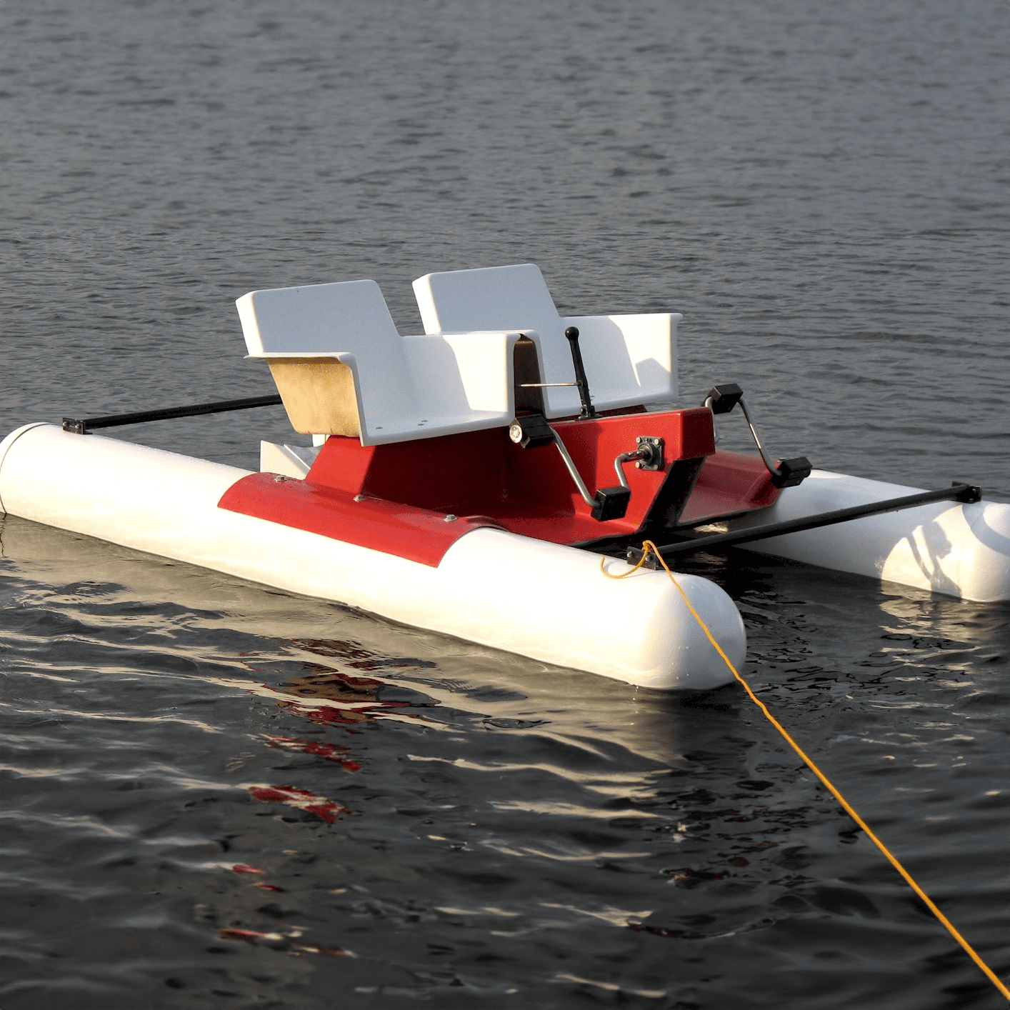 Fiberglass Pontoon Pedal Boat