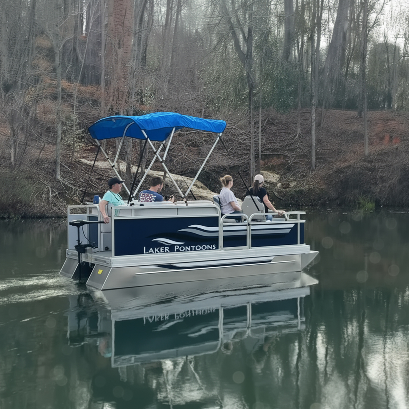 Laker 712 DLX Mini Pontoon