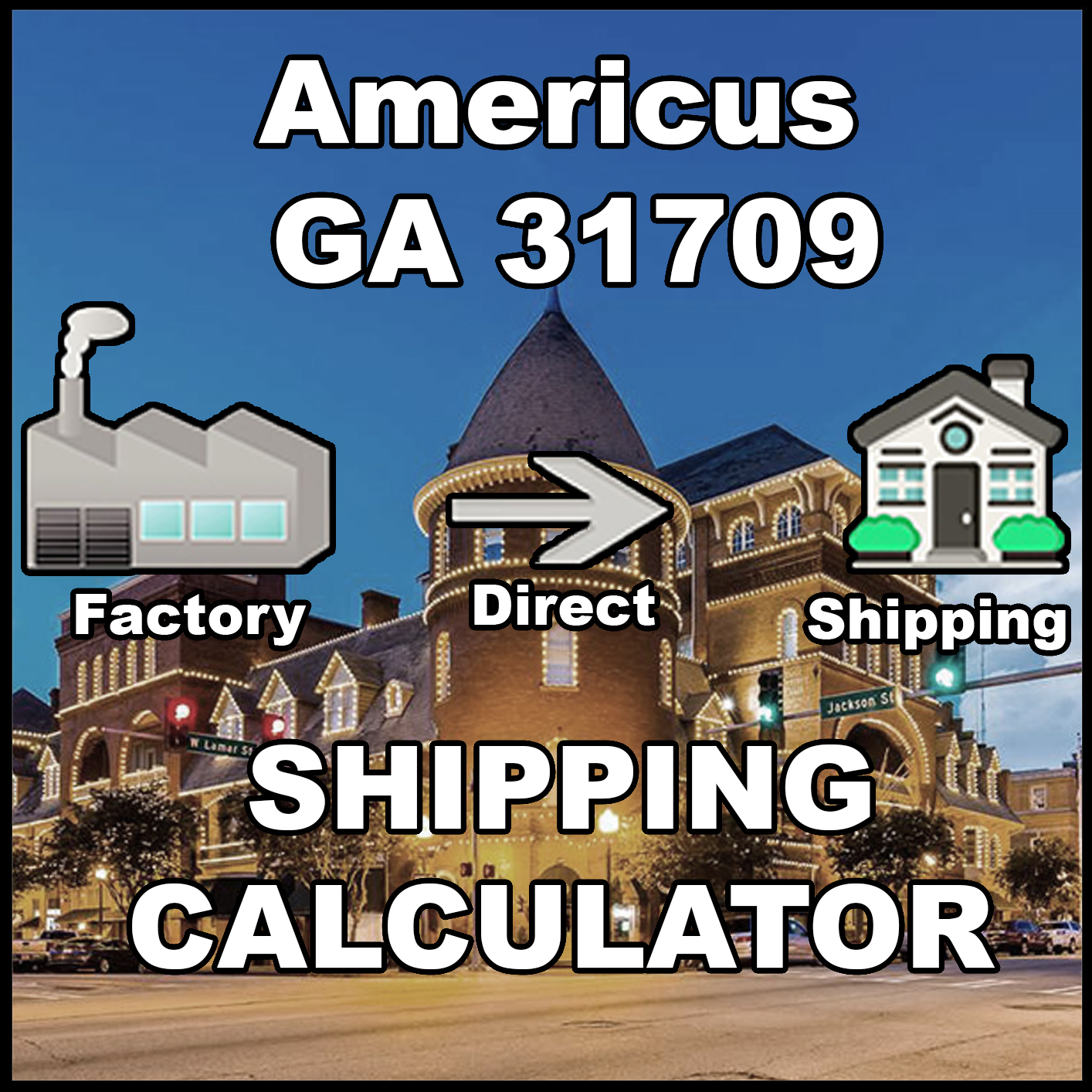 Americus Ga Shipping Calculator