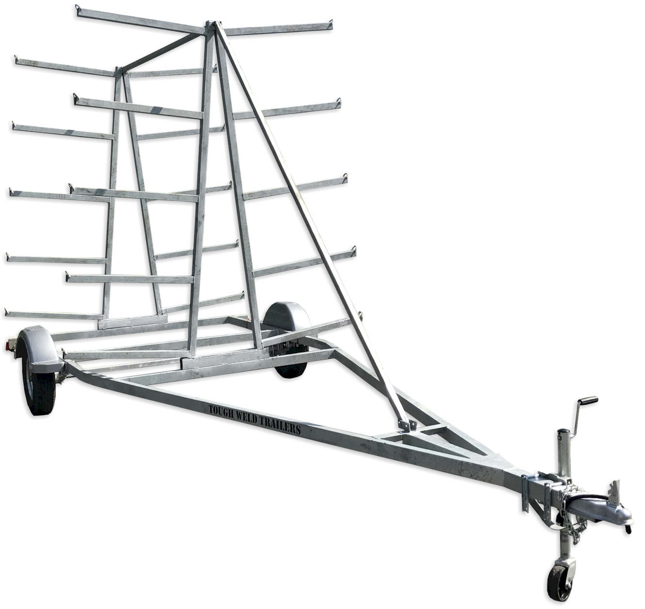 Tough Weld 10 Place Canoe Trailer