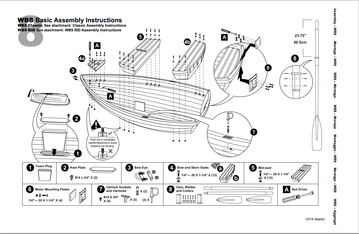 Walker Bay 8' Assembly Guide