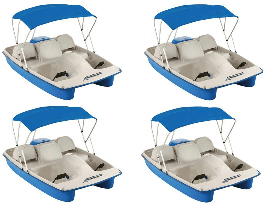 Water Wheeler ASL E Pedal Boat 4 Pack