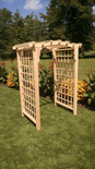 4'W Cambridge Arbor with Optional Deck