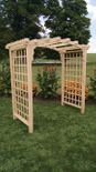 6'W Cambridge Arbor with Optional Deck