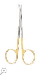 Miltex Strabismus Scissors, 4-1/2" (11.4 cm), curved 