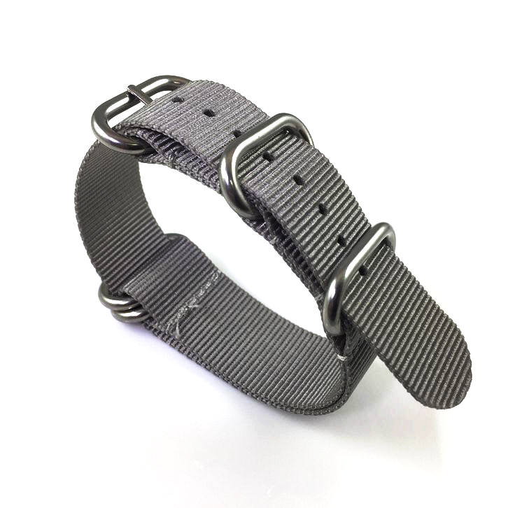 Relic Compatible 5 Ring Ballistic Army Military Grey Nylon Fabric