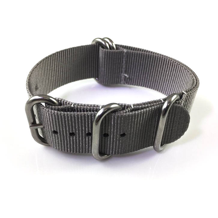 Relic Compatible 5 Ring Ballistic Army Military Grey Nylon Fabric