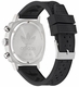 Adidas AO Fashion Master Originals One Chrono Black Dial Rubber Band Watch AOFH23505