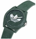 Adidas AO Street Green Dial Resin Band Watch AOST25034