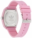 Adidas AO Street Project Two GRFX White Dial Resin Band Watch AOST23553