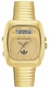 Adidas AO Style Digital Gold Dial Steel Band Watch AOSY25014