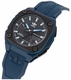 Adidas Street Digital Blue Dial Rubber Band Watch AOST22545