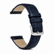 Armani Exchange Compatible Dark Blue Croco Genuine Leather Replacement Watch Band Strap Steel Buckle #1043