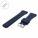 Breitling Compatible Dark Blue Navy Rubber Silicone Watch Band Strap Quick Release Pins #4043