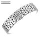 Armani Exchange Compatible Stainless Steel Polished Metal Replacement Watch Band Strap Butterfly Clasp #5055