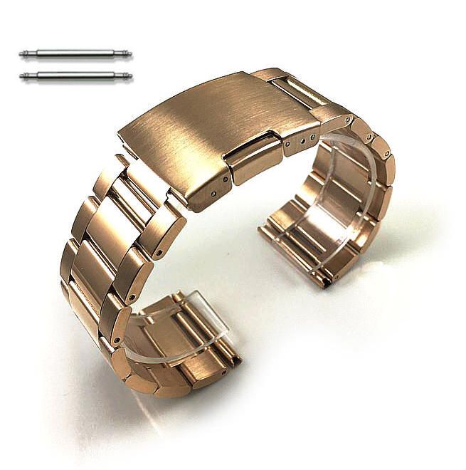 Armitron Compatible Rose Gold Tone Steel Metal 28mm 30mm Replacement