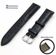 Black Croco Leather Watch Band Strap Fits Invicta Pro Diver 40mm #1041