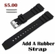 Brown Croco Leather Watch Band Strap Fits Invicta Pro Diver 1774 #1081