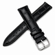 Armitron Compatible Black Elegant Croco Genuine Leather Replacement Watch Band Strap Steel Buckle #1041