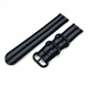 Black & Gray Stripes Nylon 20mm Watch Band Strap Belt Army Military #6042