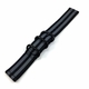 Black & Gray Stripes Nylon 20mm Watch Band Strap Belt Army Military #6042