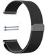 Black Magnetic Clasp Steel Metal Mesh Milanese Bracelet 22mm Watch Band #5042