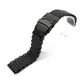 Diesel Compatible Black Stainless Steel Metal Shark Mesh Bracelet Watch Band Strap Double Locking #5032