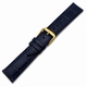 Guess Compatible Blue Croco Genuine Leather Replacement Watch Band Strap Gold Steel Buckle #1083