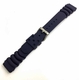 Nixon Compatible Blue Diver's Style Rubber Strap Replacement Watch Band #4503
