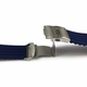 Breitling Compatible Blue Rubber Silicone Replacement Watch Band Strap Double Locking Steel Buckle #4015