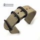 Breitling Compatible Khaki Nylon Watch Band Strap Belt Army Military Ballistic Black Buckle #6040