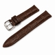 Relic Compatible Brown Elegant Croco Genuine Leather Replacement Watch Band Strap Steel Buckle #1042