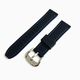 Armitron Compatible Black & Blue Double Side Silicone Replacement Watch Band Strap #4407