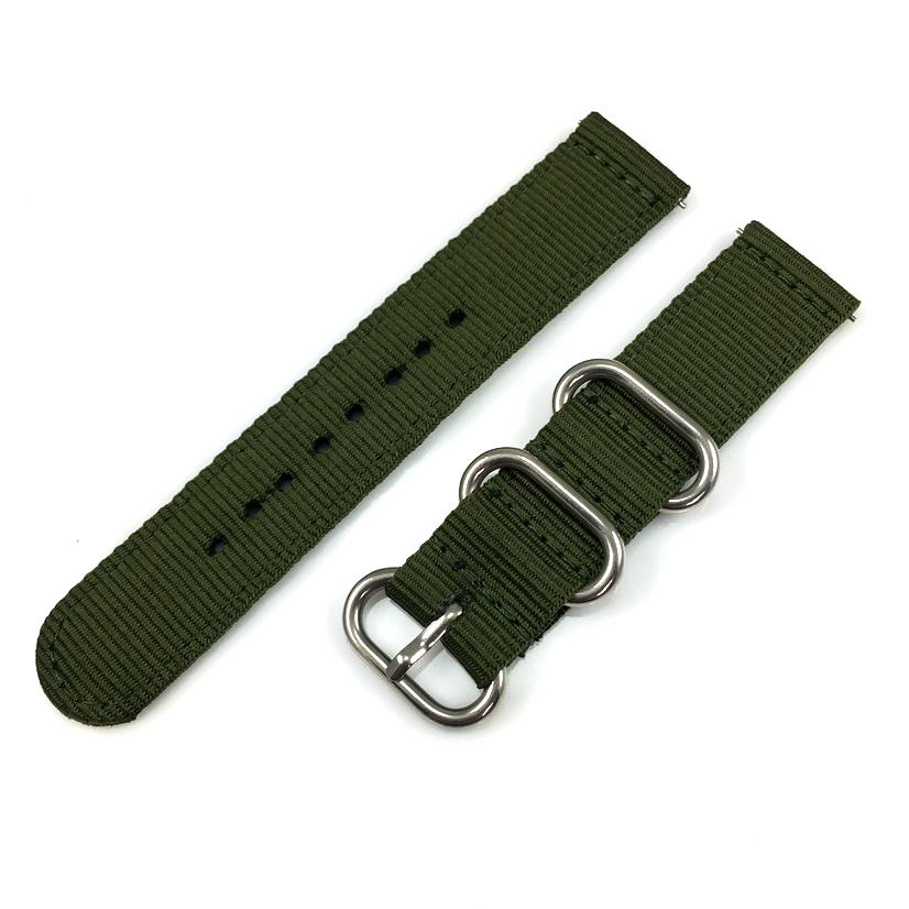 Luminox 22 Mm Nylon Ballistisch Grün Uhrenarmband Passform
