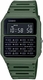 Casio CA53WF-3B Digital Calculator Watch Olive Green Resin Band Vintage Style CA-53WF