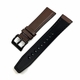 Breitling Compatible Brown Leather Watch Strap Quick Release Band Black Buckle #1517