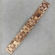 Seiko Compatible Brown Wooden Replacement Watch Clasp Quick Release Strap #W006