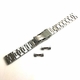 Raymond Weil Compatible Two Tone Brushed Metal Steel Curved End Watch Band #7010