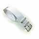 Victorinox Swiss Army Compatible White One Piece Slip Through Nylon Watch Band Strap Silver Steel Buckle #6005