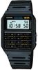 Casio Mannen Core CA53W-1 zwart plastic quartz horloge met digitale wijzerplaat