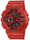 Casio G-Shock Chronograph 200M Dive Resin Band Watch GA110RRB GA-110RRB-4A