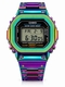 Casio G-Shock DW-5600 Mod rainbow Steel Bezel Bracelet Full Custom Metal DW5600