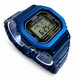 Casio G-Shock DW5600 Mod Blue PVD Steel Bezel Bracelet 5600 Full Custom Metal