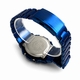 Casio G-Shock DW5600 Mod Blue PVD Steel Bezel Bracelet 5600 Full Custom Metal