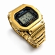 Casio G-Shock DW5600 Mod Gold PVD Steel Bezel Bracelet 5600 Full Custom Metal