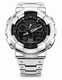 Casio G-Shock GA100-1A1 Mod Full Custom Metal Case and Bracelet Silver GA-100