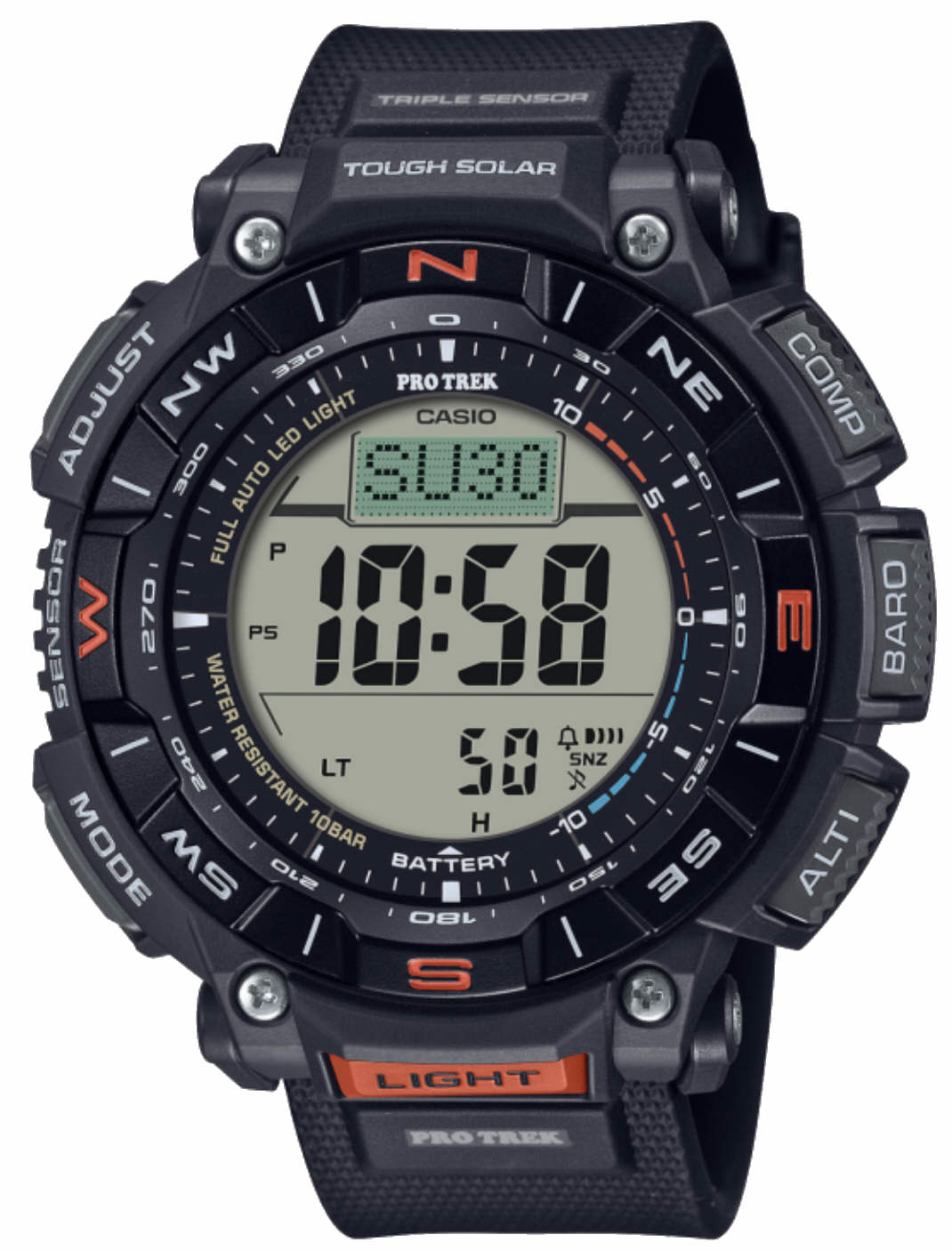 Casio GShock PRO TREK Altimeter Thermometer Compass Watch PRG3401
