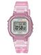 Casio LA20WHS 4A Digital Watch Resin Translucent Band Slim Design Pink Accents